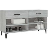 Ormarić za cipele sivi hrast 102 x 35 x 55 cm konstruirano drvo | shoptok.hr