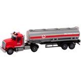 Kamion cisterna za gorivo Oil sa zvučnim efektima - crveno/sivi | shoptok.hr