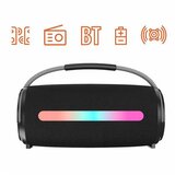 Manta zvučnik BT 5.3, 20W, FM radio, LED RGB, baterija, ručka, crni SPK140GO!!! | shoptok.hr