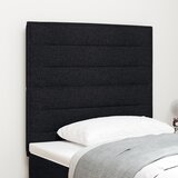 vidaXL LED vzglavje Črno 80 cm Tkanina | Shoptok.si
