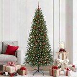 vidaXL Umestno božično drevo med 300 LED Zelena 210 cm PE in PVC | Shoptok.si