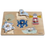 Kindsgut Drvena reljefna puzzle (broj komada 6 kom) Ocean – | shoptok.hr