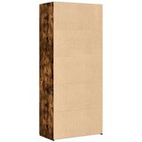  Visoka komoda boja dimljenog hrasta 80 x 42,5 x 185 cm drvena | Eponuda.com