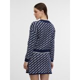 Orsay Navy Blue Women's Patterned Cardigan - Women's | shoptok.hr