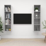 vidaXL Stenske TV omarice 2 kosa betonsko sive barve iverna plošča, (20912580) | Shoptok.si