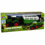  Remote Controlled RC Agricultural Tractor with Tipper Trailer and Lights 1:24 | Shoptok.si