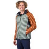 HANNAH Men's down jacket MIO HOODY rust/lily pad | shoptok.hr