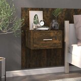  Stenske nočne omarice 2 kosa dimljeni hrast, (20731894) | Shoptok.si