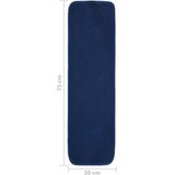 vidaXL Preproge za stopnice 15 kosov 75x20 cm mornarsko modre nedrseče | Shoptok.si