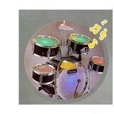 Lean_Toys Set Bobni z lučkami in zvoki Karaoke USB mikrofon | Shoptok.si