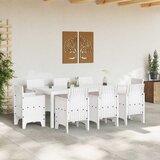  Vrtni set za objed 9 pcs Bijela Polipropilen | Eponuda.com