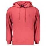 muški crveni zip-up sweatshirt