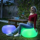  Pack Napihljiv fotelj z večbarvno LED lučko in Napihljiv sedež z večbarvnimi LED diodami in daljinskim upravljalnikom InnovaGood | Shoptok.si