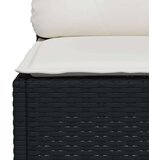 vidaXL 7-dijelni set vrtnih sofa od poliratana s jastucima crni | shoptok.hr