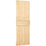 Drsna vrata s kompletom vodil 70x210 cm trdna borovina, (20999126) | Shoptok.si