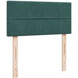vidaXL Box spring krevet s madracem tamnozeleni 90x200 cm baršunasti | shoptok.hr