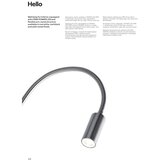  Redo 01-1195 - LED fleksibilna lampica HELLO LED/3W/230V hrom | Eponuda.com
