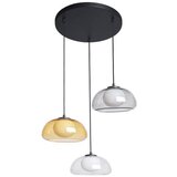  ITALUX PND-54637-3-BK-SG-Luster na sajli AINALE 3xG9/7W/230V crna/prozirna/bež/siva | Eponuda.com