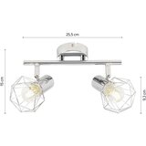 Mömax reflektor klausi, kromirano, 2 x 40 w | Shoptok.si