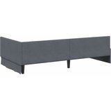  Kutni okvir kreveta Tamno siva 90 cm x 200 cm Baršun | shoptok.hr