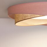  BRILAGI-LED Plafonsko svetlo VELVET TWIST LED/24W/230V 4000K prečnik 55 cm ružičasto/bež. Slike