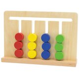 Viga je zagonetka s Montessori bojama i figurama | shoptok.hr