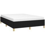  Posteljni okvir črn 140x190 cm blago, (20684231) | Shoptok.si