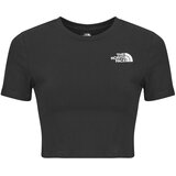 The North Face Majice s kratkimi rokavi S/S Essential Cropped Slim Tee Črna u