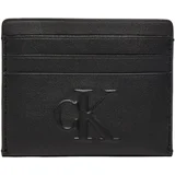 Calvin Klein Jeans Denarnice SCULPTED CARDCASE 6CC DEBOSS K60K612747 Črna