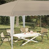  Rastezljivi šator za zabave 575 x 290 x 245 cm Krem | shoptok.hr