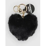 Heart Bag Charm black