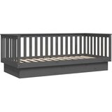  Dnevni ležaj sivi 90 x 200 cm od masivne borovine | shoptok.hr