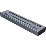 Orico HUB BT2U3-16AB 16X USB-A 3.0 ZA RAČUNALNIK S STIKALAMI IN NAPAJALNIKOM, (5000062487) | Shoptok.si