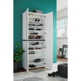 Voleo omara za čevlje antracit, bela | Shoptok.si