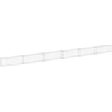 vidaXL Gabionska stena s pokrovi iz pocinkanega jekla 900x30x50 cm, (20707436) | Shoptok.si