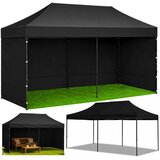 Lean Toys Vrtni šotor Express Catering, komercialni paviljon, črne barve, 3x6 M | Shoptok.si