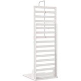 Vanjski tuš 225 cm Masivna borovina i nehrđajući čelik Bijela | shoptok.hr
