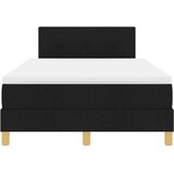 Box Spring Krevet s madracem Crni 120x200 cm Tkanina | shoptok.hr