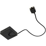 QAZQA Adapter za visečo svetilko s kvadratno montažno ploščo za 1-fazno tirnico črne barve | Shoptok.si