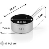 Tescoma Aluminijski lonac prikladni za indukcijsko kuhalo 1,3 l GrandChef+ – | shoptok.hr
