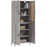  Visoka komoda siva sonome 69,5x34x180 cm od konstruiranog drva | shoptok.hr