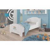 ADRK Djeji krevet AMADIS PLANE s madracem 140x70 cm - BIJELA Cijene
