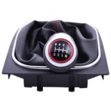888 Car Accessories golf 5/Golf 5/Golf 5 plus/jetta 2006-2012 ručica menjača sa kožom 6 brzina i crvenim krugom | ePonuda.com