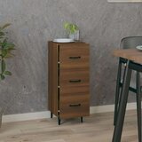  Komoda boja smeđeg hrasta 34 5 x 34 x 90 cm konstruirano drvo | shoptok.hr