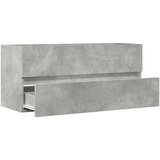 vidaXL Omarica za umivalnik betonsko siva 100x38,5x45 cm iverna plošča | Shoptok.si