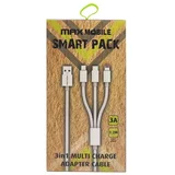 USB-Max Mobile Kabl 3 u 1 TypeC/Micro USB/Lightning