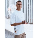 DStreet T-shirt męski z nadrukiem biały Cijene