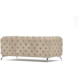Ropez Bež baršunasti sofa 185 cm Chelsea – | shoptok.hr