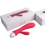 Cotoxo Dolphin & baby - punjivi vibrator za klitoris (crveni) | shoptok.hr