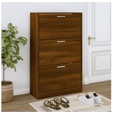  Omarica za cevlje rjavi hrast 63x24x103 cm inzenirski le | Shoptok.si